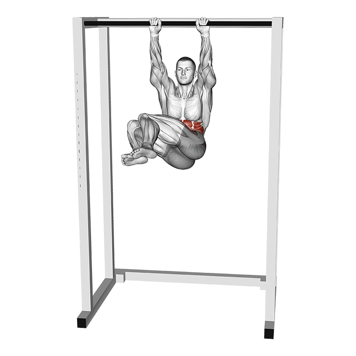 Hanging Half Windmill exercise animation