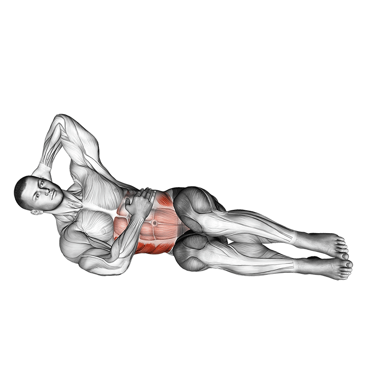 Side Crunch exercise animation