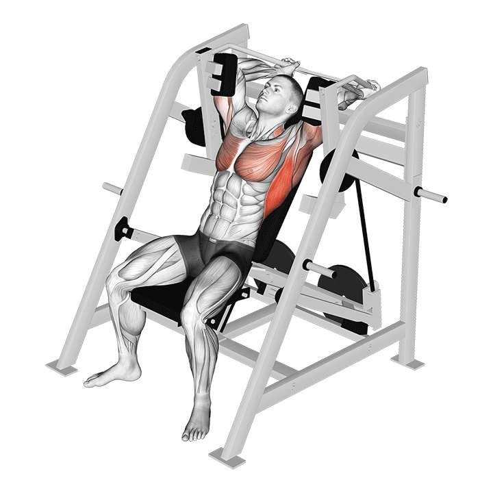 Machine Pullover exercise animation