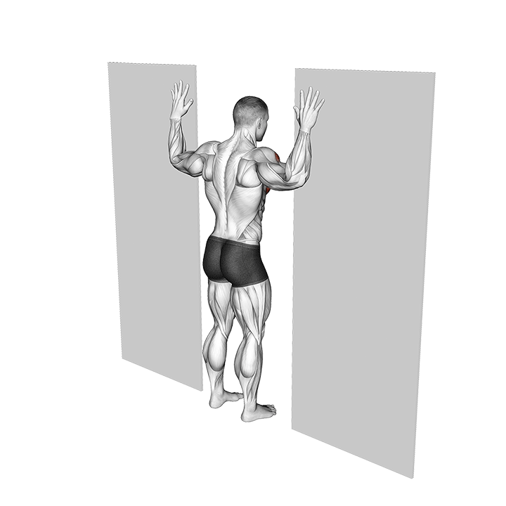 Doorway Chest Stretch exercise animation