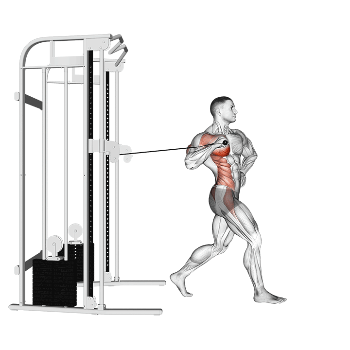 Standing Press Around exercise animation