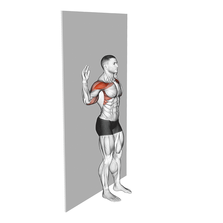 Wall Angel exercise animation