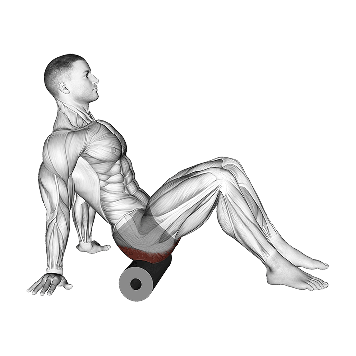 Glutes Roll exercise animation