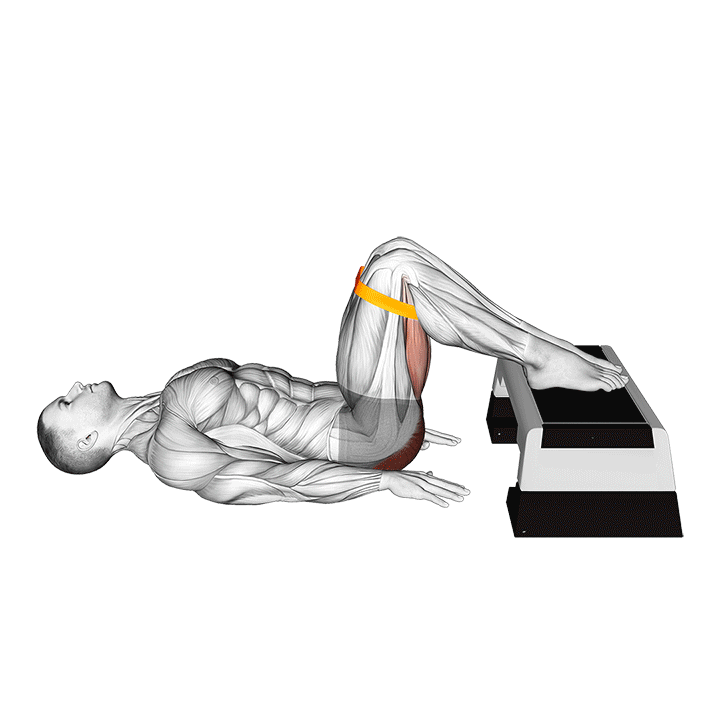 Mini Band Glute Bridge exercise animation