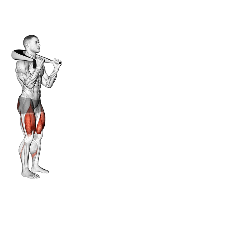 Bulgarian Bag Walking Lunges exercise animation