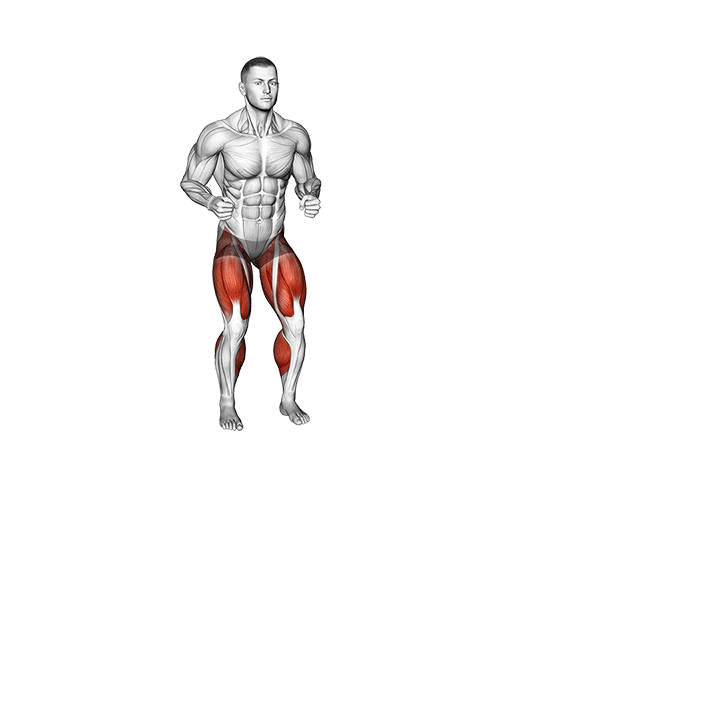 Forward Band Monster Walk exercise animation