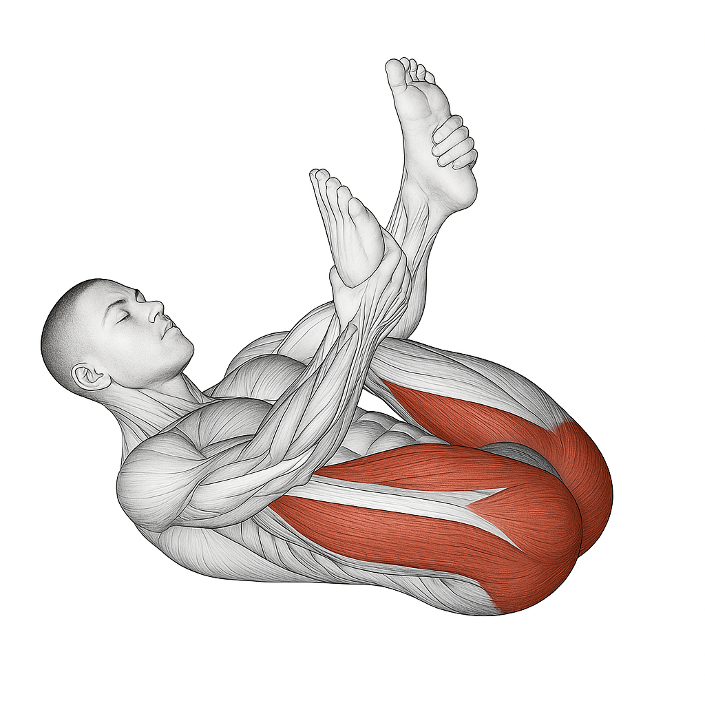 Happy Baby Pose exercise animation