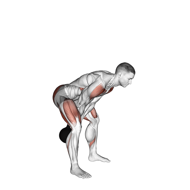 Kettlebell Swing exercise animation