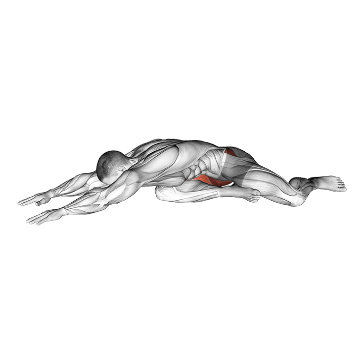 Pigeon Pose exercise animation