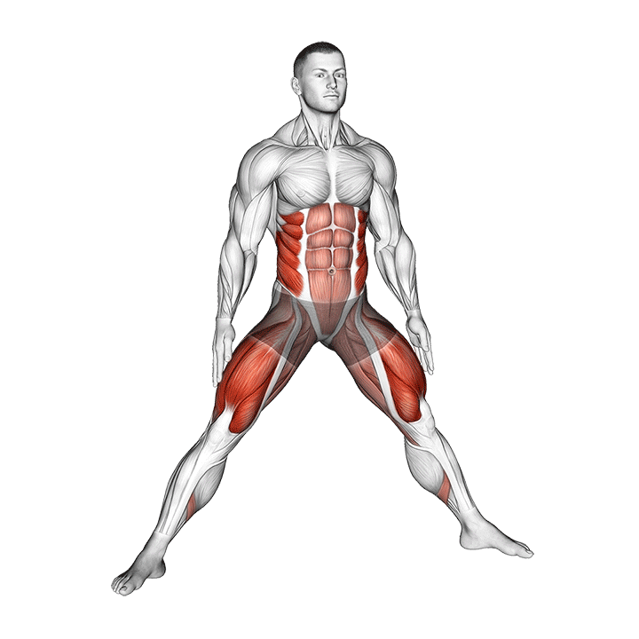 Plyo side lunge exercise animation