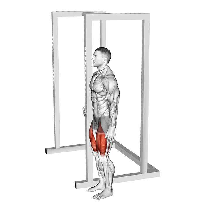 Sissy Squat exercise animation
