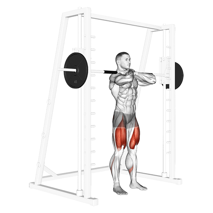 Smith Front Squat exercise animation