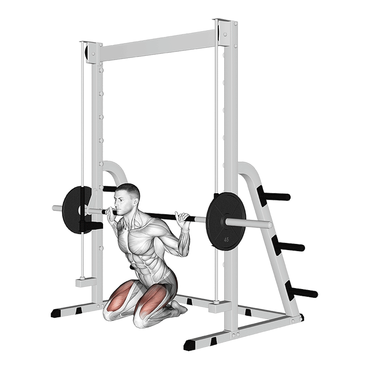 Smith Kneeling Hip Thrust exercise animation