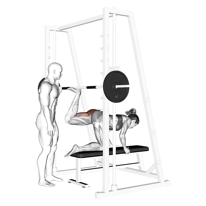 Smith Machibe Glute Kickback exercise animation