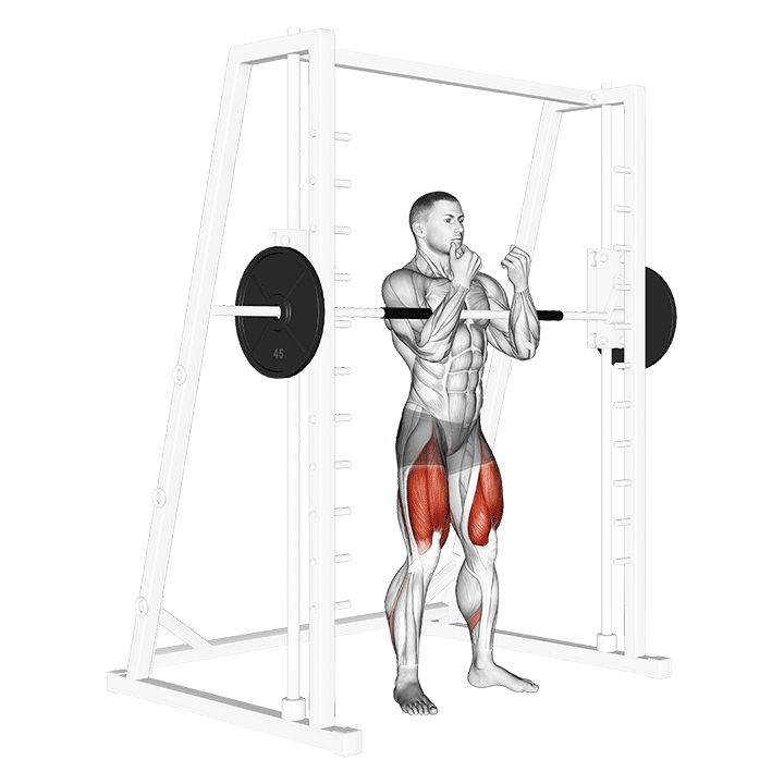 Smith Zercher Squat exercise animation