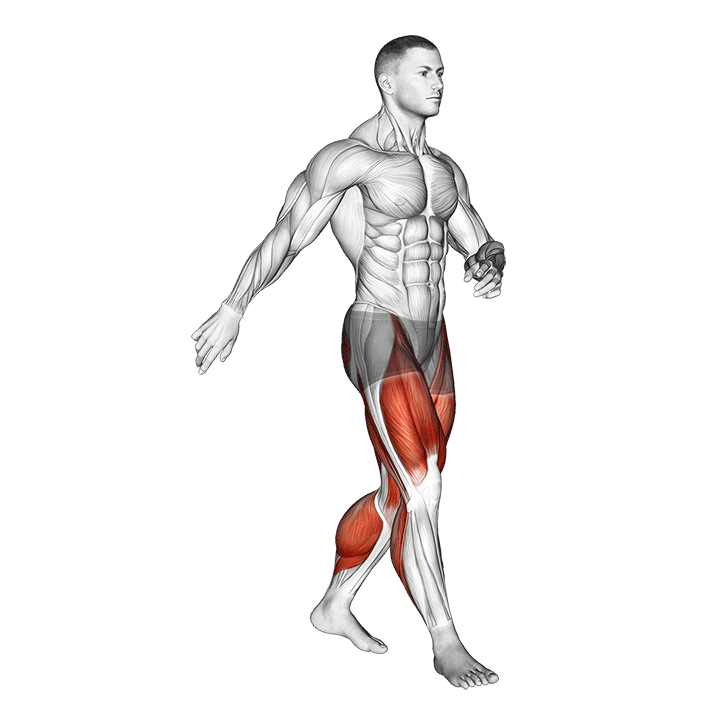 Walking Cardio exercise animation