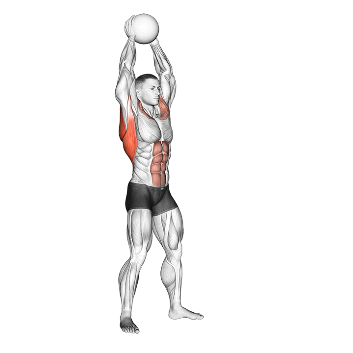 Medicine Ball Slam exercise animation