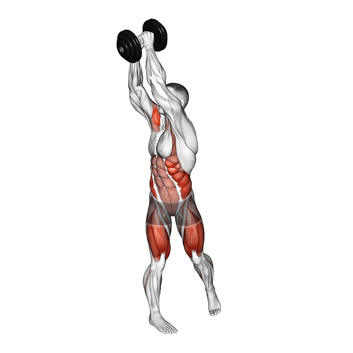 Weighted Woodchopper exercise animation