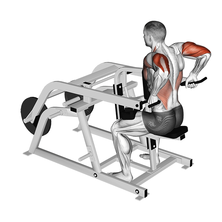 Seated Dip Machine exercise animation