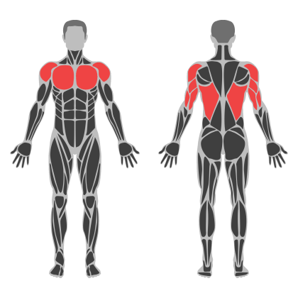 Push affected muscles