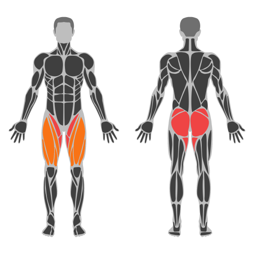 Rocking Frog affected muscles