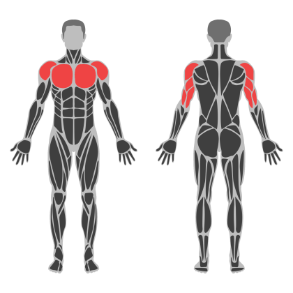 Push affected muscles