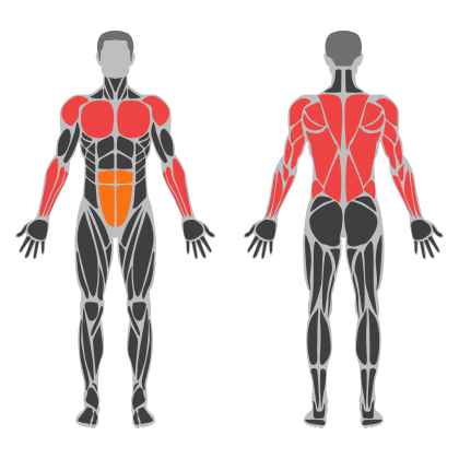 Push affected muscles